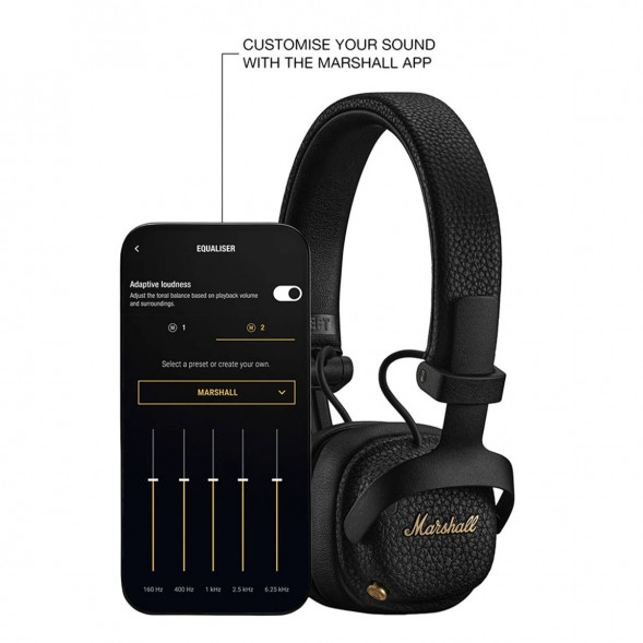 Беспроводные наушники Marshall Milton ANC, Black в Нижневартовске