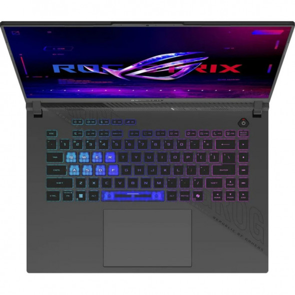 Ноутбук ASUS ROG Strix G16 G614PR-RV090 (16&amp;quot;, IPS, AMD Ryzen 9 8940HX 2.4ГГц, 16 ядер, 32ГБ DDR5, 1ТБ SSD, 	 NVIDIA GeForce RTX 5070 Ti - 12 ГБ, TGP 140Вт, без ОС), серый в Нижневартовске