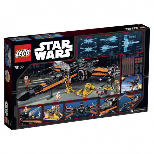 Конструктор LEGO Star Wars 75102 Истребитель По (Poe&amp;#039;s X-Wing Fighter) в Нижневартовске