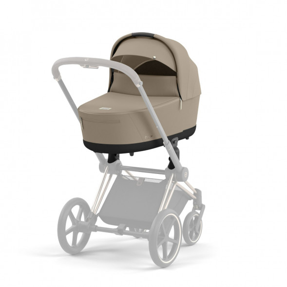 Коляска 2 в 1 Cybex Priam IV Cozy Beige, шасси Rosegold в Нижневартовске