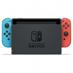 Игровая приставка Nintendo Switch OLED 64 ГБ, неоновый синий/неоновый красный