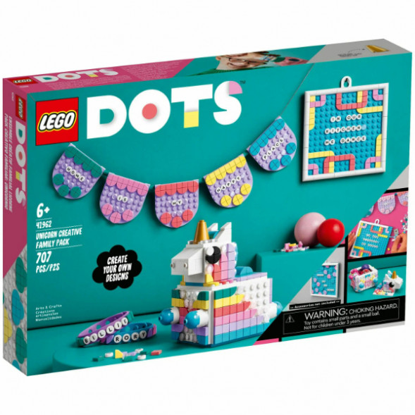 Конструктор LEGO DOTS 41962 Творческий семейный набор «Единорог» в Нижневартовске
