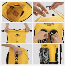 Герморюкзак Naturehike NH21FSB04 30 л, желтый