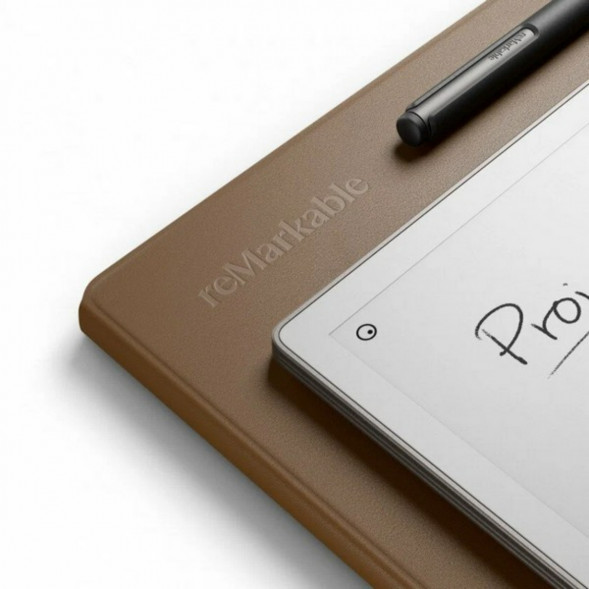 Чехол-книжка reMarkable Book Folio Premium Leather для reMarkable Pro, коричневый в Нижневартовске