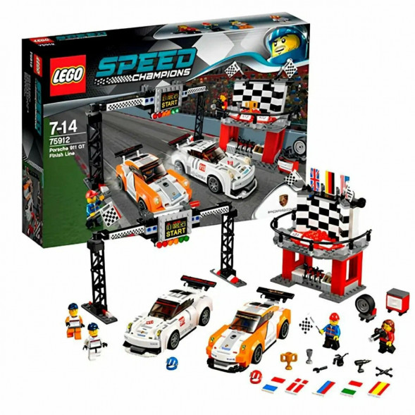 Конструктор LEGO Speed Champions 75912 Финишная линия гонки Porsche 911 GT в Нижневартовске