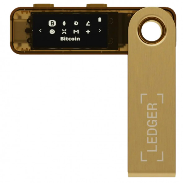 Криптокошелек Ledger Nano S Plus 1 шт., золотой в Нижневартовске