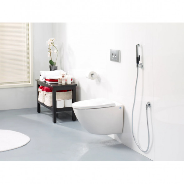 Лейка для гигиенического душа Oras Optima (272050), серебро/черный в Нижневартовске