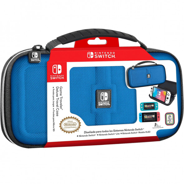 Чехол BIG BEN Deluxe для Nintendo Switch/OLED/Lite, синий в Нижневартовске