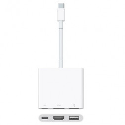 Адаптер Apple USB-C Digital AV Multiport Adapter, бел, MUF82ZM/A