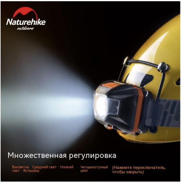 Налобный фонарь Naturehike TD-02, голубой в Нижневартовске