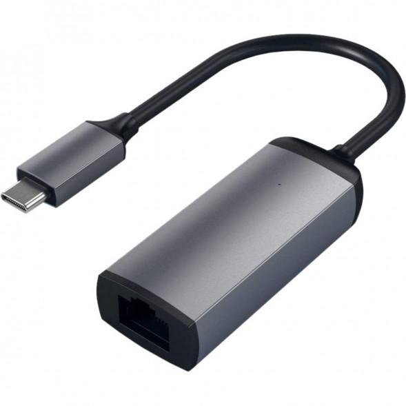 Адаптер Satechi USB-C - Ethernet ST-TCENM, серый космос в Нижневартовске