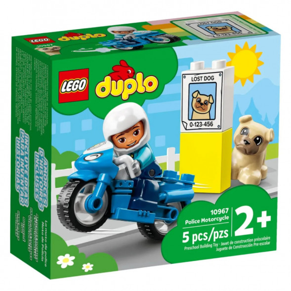 Конструктор LEGO DUPLO 10967 Полицейский мотоцикл в Нижневартовске