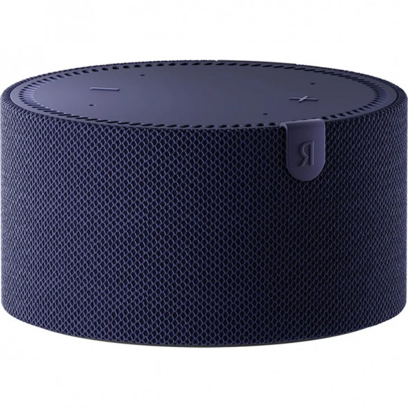 Умная колонка Яндекс Новая Станция Мини (с часами) - умная колонка с Алисой, синий сапфир в Нижневартовске