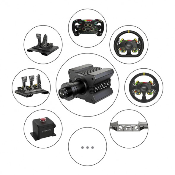 Рулевая база MOZA Racing R9 V2, черный в Нижневартовске