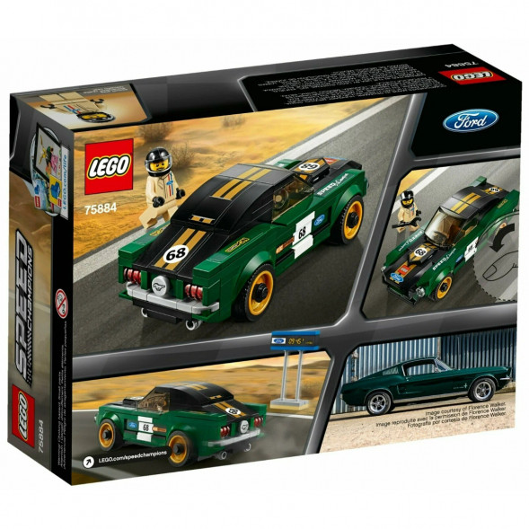 Конструктор LEGO Speed Champions 75884 1968 Ford Mustang Fastback в Нижневартовске