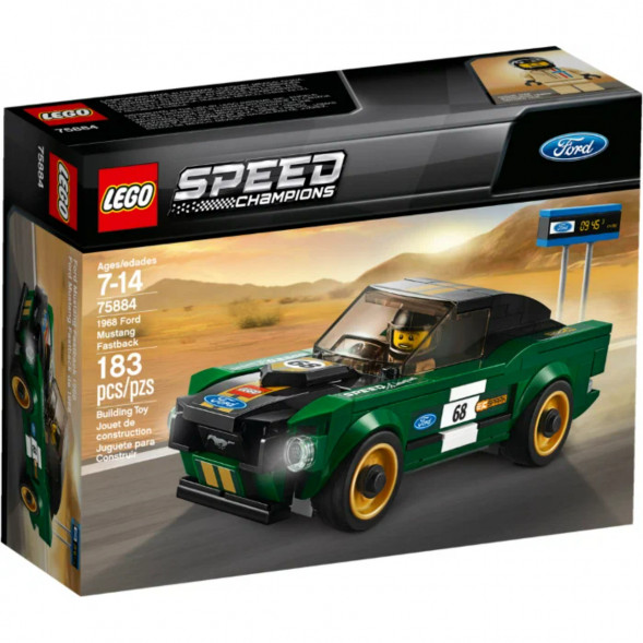Конструктор LEGO Speed Champions 75884 1968 Ford Mustang Fastback в Нижневартовске