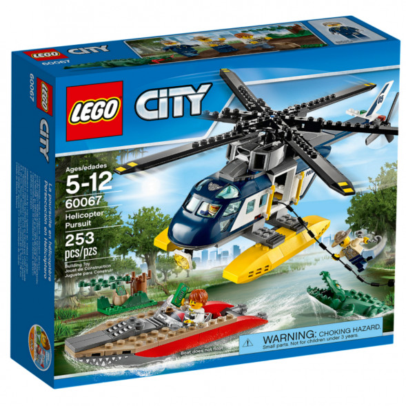 Конструктор LEGO City 60067 Погоня на полицейском вертолёте в Нижневартовске