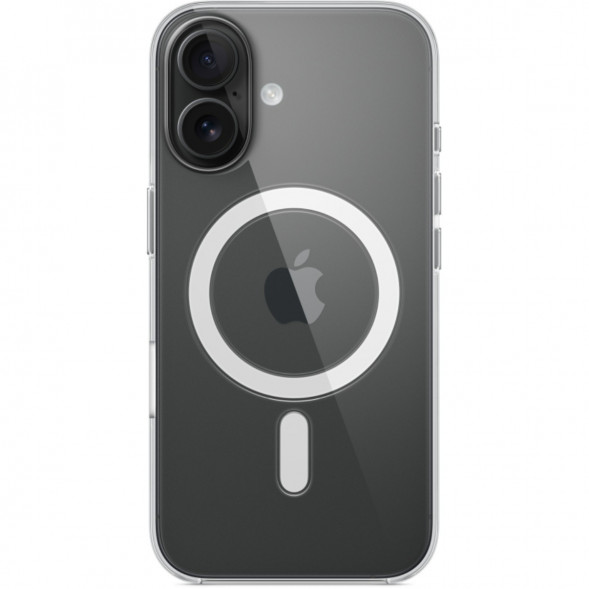 Чехол Apple Clear Case with MagSafe для iPhone 16 Plus, прозрачный (MA7D4ZM/A) в Нижневартовске