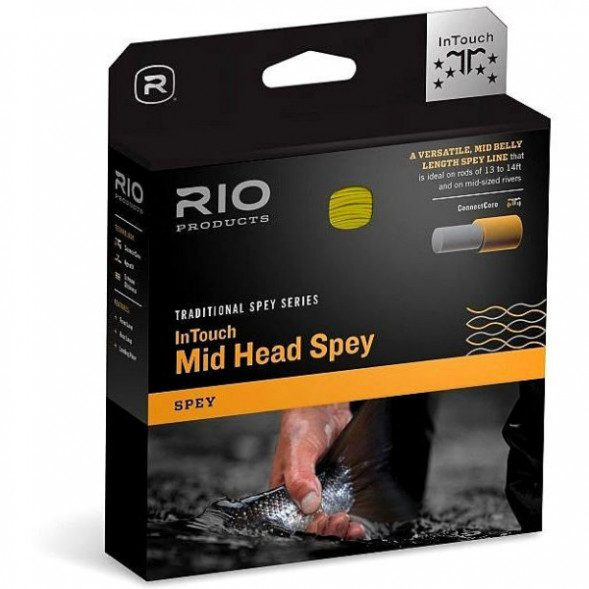 Леска RIO InTouch Mid Head Spey 10/11F 785gr, Green/Orange/Straw в Нижневартовске