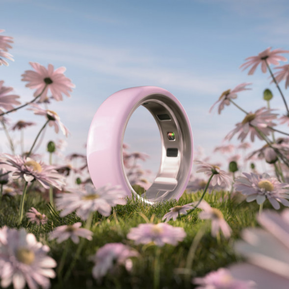Умное кольцо Oura Ring 4 Ceramic (размер 8), Розовый/Petal в Нижневартовске