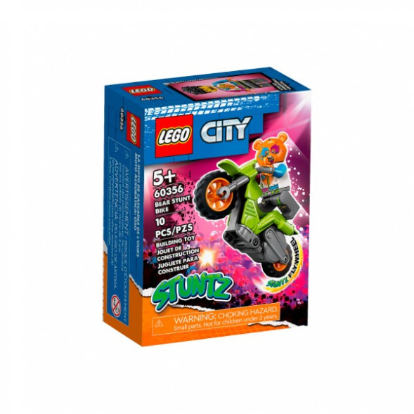 Конструктор LEGO City 60356 Трюковый мотоцикл медведя в Нижневартовске