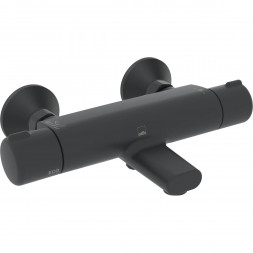 Термостатический смеситель Oras Nova ECO (7462G-33), черный матовый