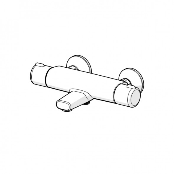 Термостатический смеситель Oras Nova ECO (7462G-33), черный матовый в Нижневартовске