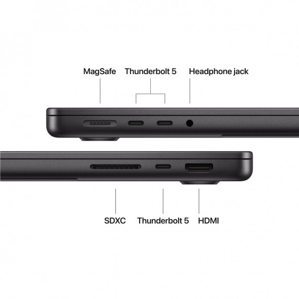 Ноутбук Apple MacBook Pro 14 2026 MGDR4 (M5 Pro 16-Core GPU, 24GB/1TB), Черный космос/Space Black в Нижневартовске