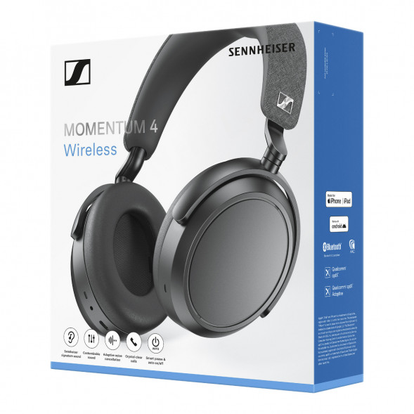 Беспроводные наушники Sennheiser Momentum 4 Wireless, Graphite в Нижневартовске