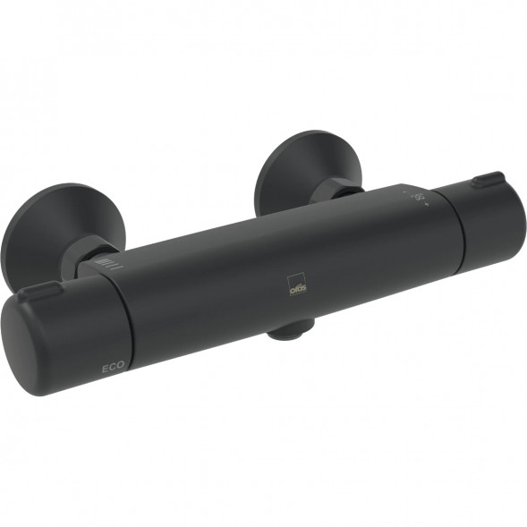 Термостатический смеситель для душа Oras Nova (7460-33), матовый чёрный в Нижневартовске