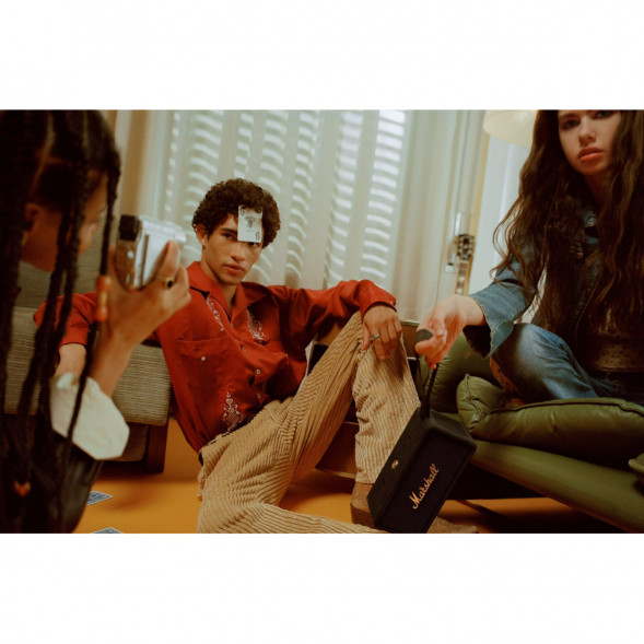 Портативная акустика Marshall Middleton, 60 Вт, черный и латунный в Нижневартовске