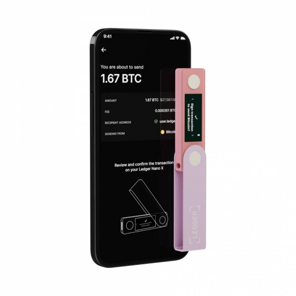 Аппаратный криптокошелек Ledger Nano X, Pastel Pink в Нижневартовске