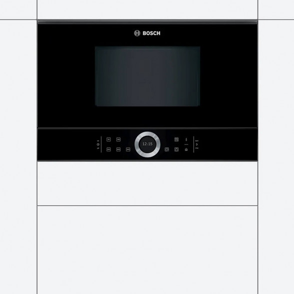 Встраиваемая микроволновая печь Bosch BFR634GB1, черный в Нижневартовске