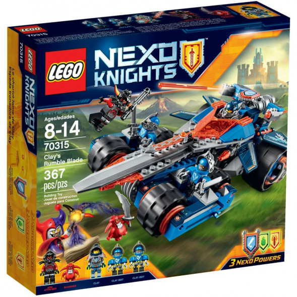 Конструктор LEGO Nexo Knights 70315 Устрашающий разрушитель Клэя в Нижневартовске