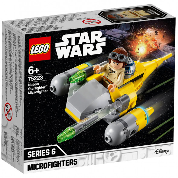 Конструктор LEGO Star Wars 75223 Микрофайтеры: Истребитель с планеты Набу в Нижневартовске