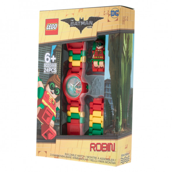 Часы LEGO Super Heroes 8020868 Batman Movie Робин с минифигуркой в Нижневартовске