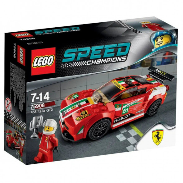 Конструктор LEGO Speed Champions 75908 Феррари 458 Италия GT2 в Нижневартовске