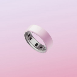 Умное кольцо Oura Ring 4 Ceramic (размер 11), Розовый/Petal