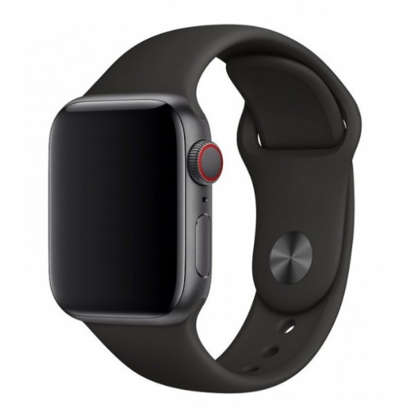 Ремешок для Apple Watch 44mm Black Sport Band (MTPL2ZM/A), черный в Нижневартовске