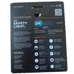 Фонарь для собак Orbiloc Dog Dual Fashion Colours, бирюзовый