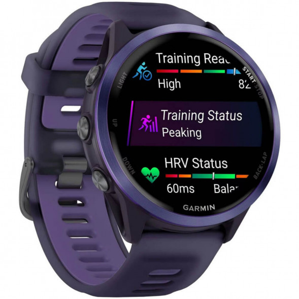 Умные часы Garmin Forerunner 570 47 мм Indigo Aluminium/Translucent Imperial Purple/Indigo 010-02971-02 в Нижневартовске