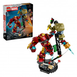 Конструктор LEGO Super Heroes 76343 Легендарная битва Халкбастера против Халка