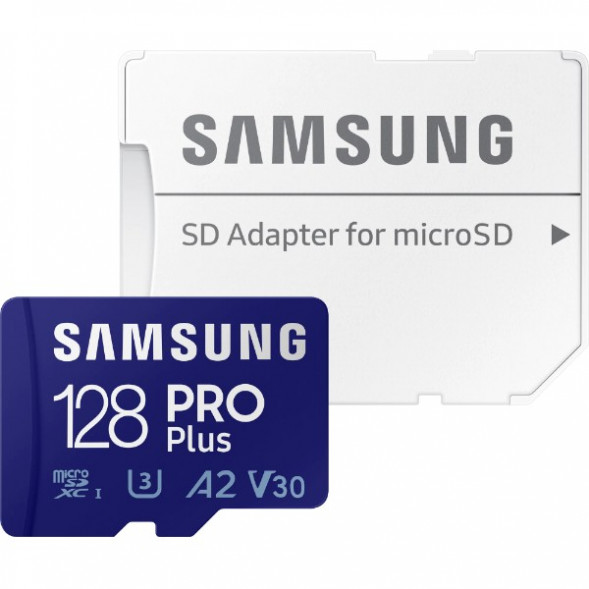 Карта памяти micro SDXC 128Gb Samsung PRO Plus U3 A2 V30 180/130MB/s (MB-MD128G-K) в Нижневартовске