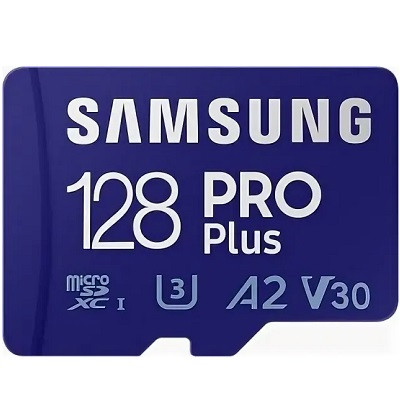 Карта памяти micro SDXC 128Gb Samsung PRO Plus U3 A2 V30 180/130MB/s (MB-MD128G-K) в Нижневартовске