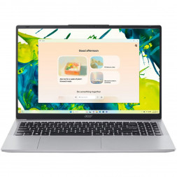 Ноутбук Acer Aspire Lite 15 AL15-54P-590V (15.6", IPS, Intel Core Ultra 5, 8 ядер, 16 ГБ LPDDR5, 512 ГБ SSD, Intel Graphics), серебристый