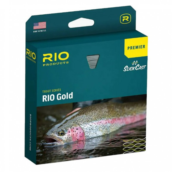 Леска RIO Premier Gold Floating Fly Line WF7F, мох/золото в Нижневартовске