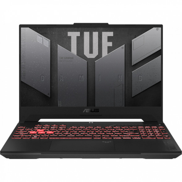 Ноутбук ASUS TUF Gaming 15 FA507NV-LP160 AMD Ryzen 5 7535HS, RAM 16 ГБ, SSD 512 ГБ, NVIDIA GeForce RTX 4060 для ноутбуков (8 Гб), Без системы, (90NR0E85-M00DT0), серый в Нижневартовске