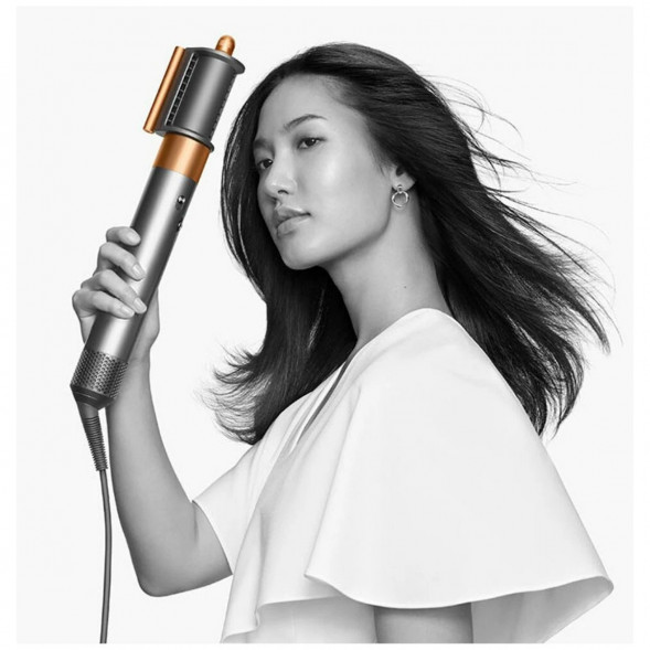 Фен-стайлер Dyson Airwrap multi-styler Complete Long HS05, яркий никель/медный в Нижневартовске