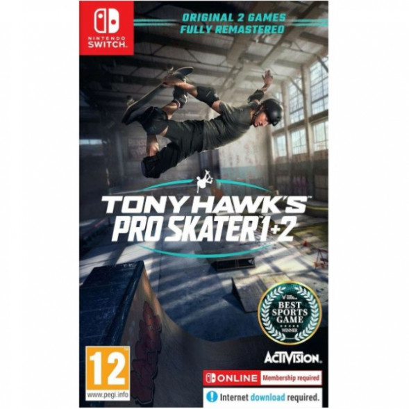 Игра Tony Hawk`s Pro Skater 1+2 [Nintendo Switch, английская версия] в Нижневартовске