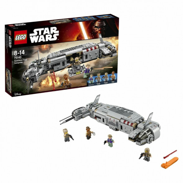 Конструктор LEGO Star Wars 75140 Военный транспорт Сопротивления в Нижневартовске